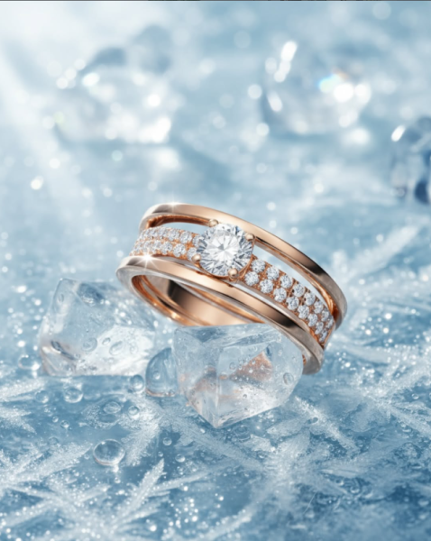 Un hiver d’éclat en or rose et diamants à Nice